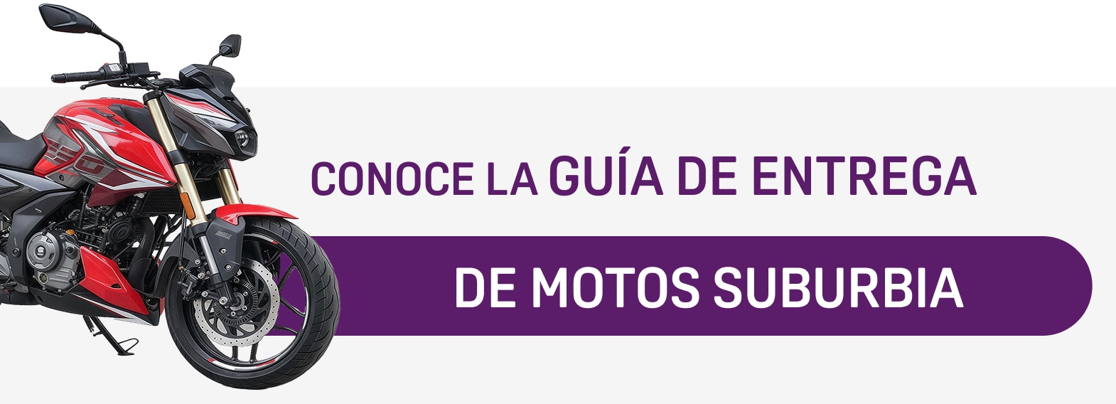 Guía de entrega de motos