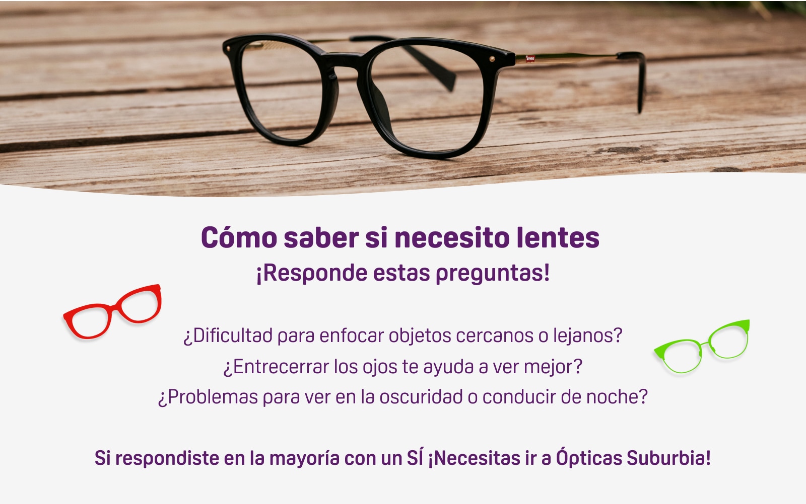 Cómo saber si necesito lentes